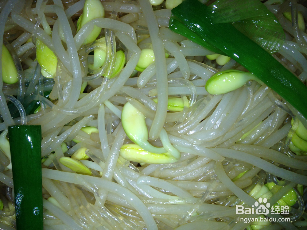 简单的豆芽炒粉丝