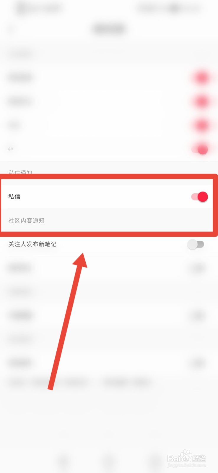小红书怎么打开私信功能