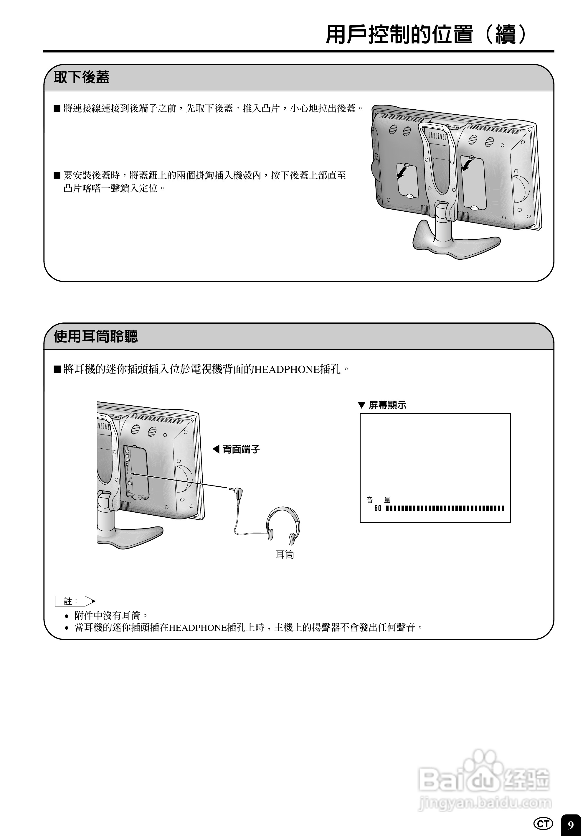 声宝LC-20B4H型液晶电视机说明书:[1]
