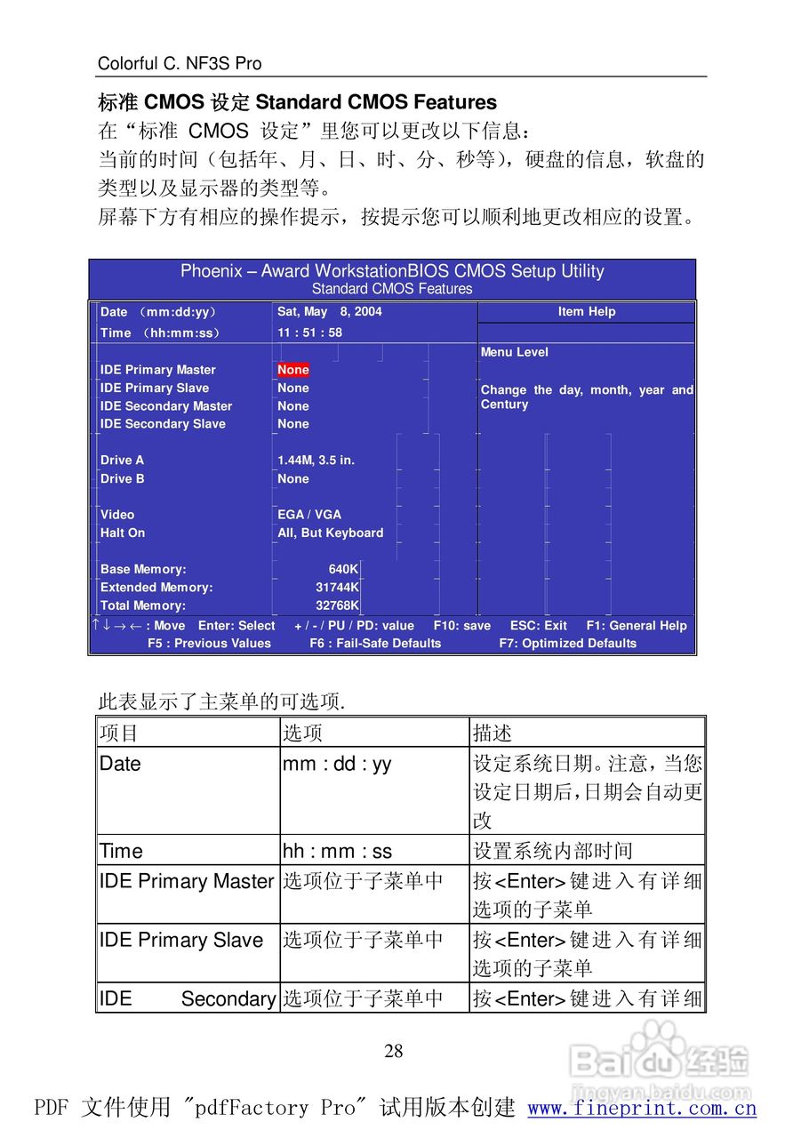 七彩虹C.NF3S Pro型主板说明书:[4]