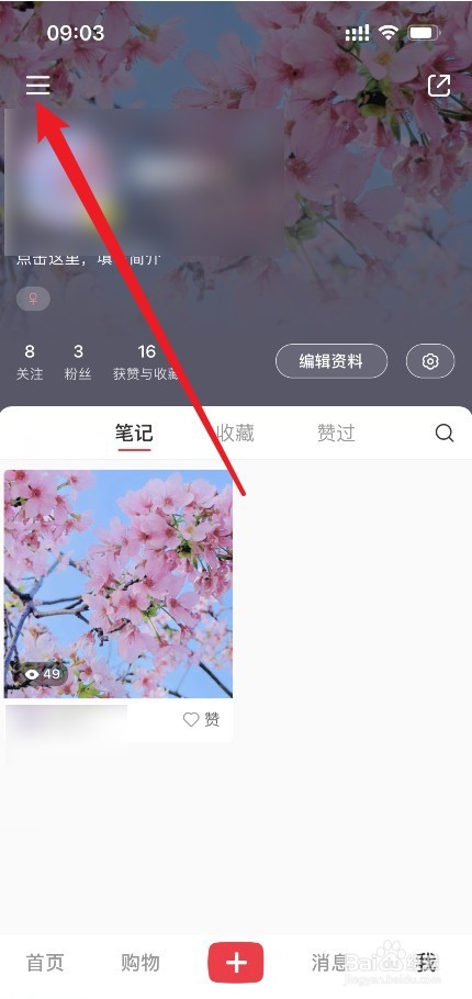 小红书钱包在哪里
