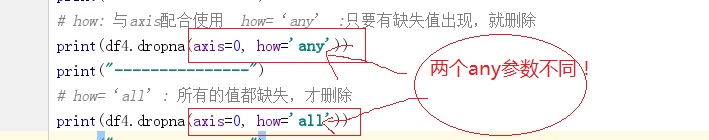 pandas模块dropna数据清理删除NaN--python3