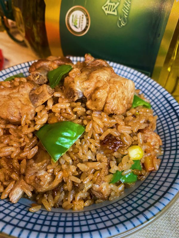 电饭煲快手排骨焖饭