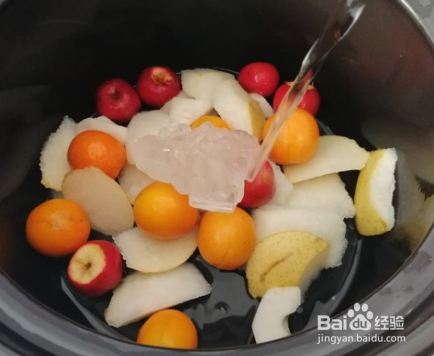 金桔雪梨水的做法