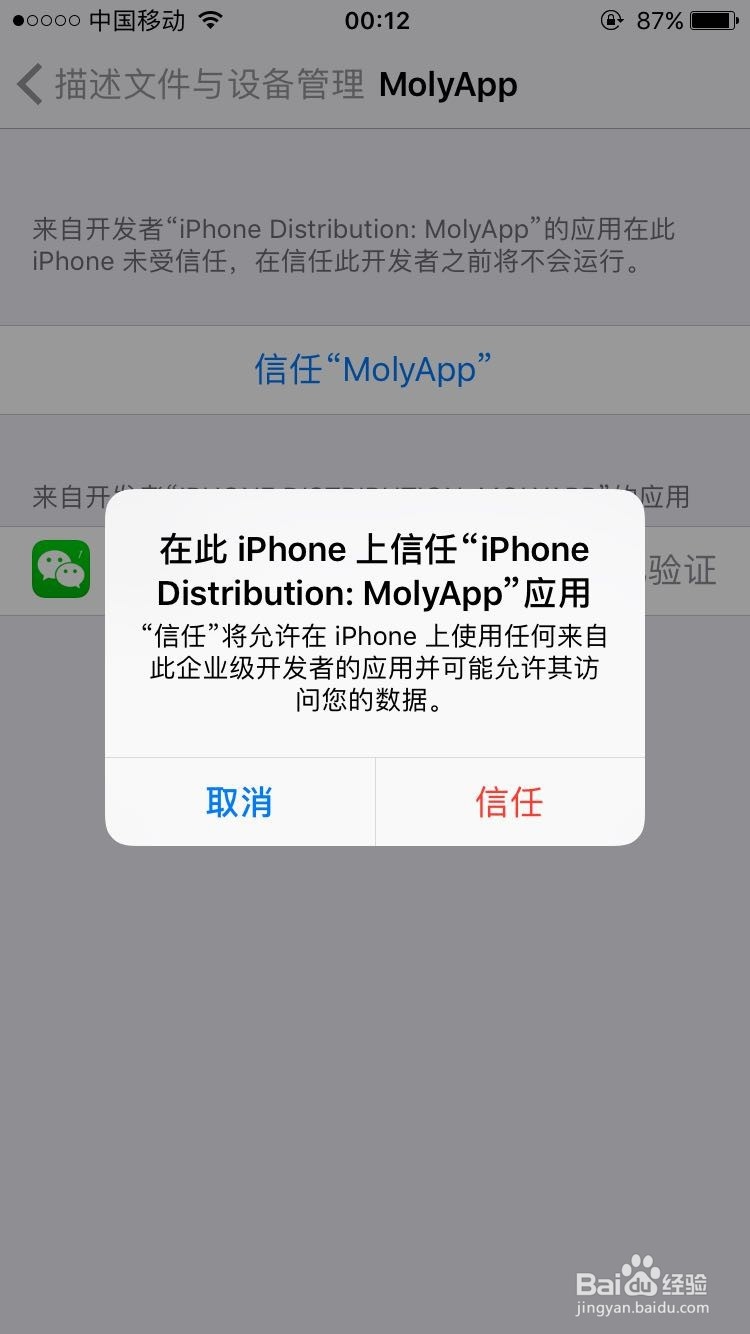 iPhone手机ios不越狱如何下载安装两个微信