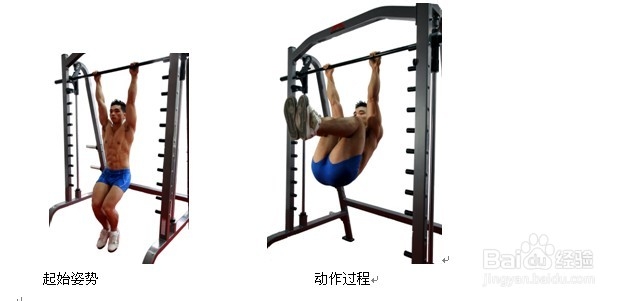 腹部肌肉锻炼方法之悬垂屈膝腿上举 百度经验 腹部肌肉锻炼方法之悬垂屈膝腿上举 百度经验