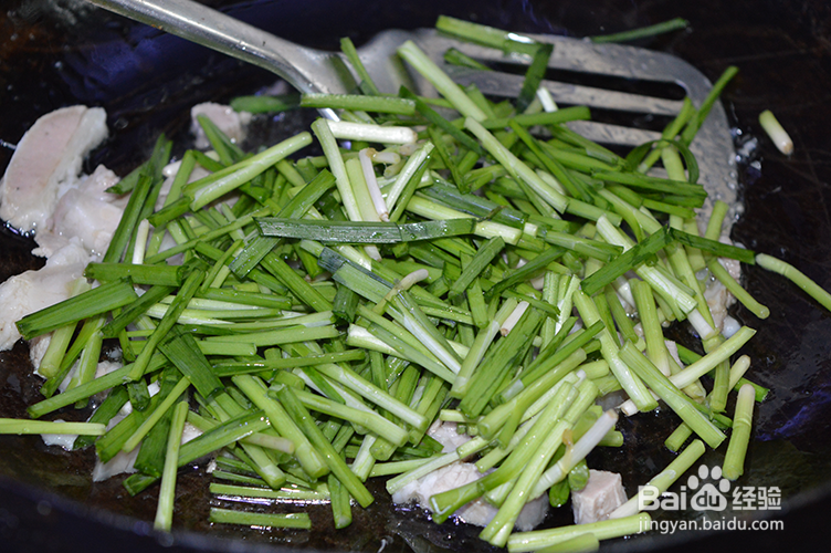 怎么做干豆腐炒韭菜