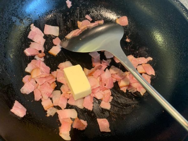 培根蘑菇法棍披萨