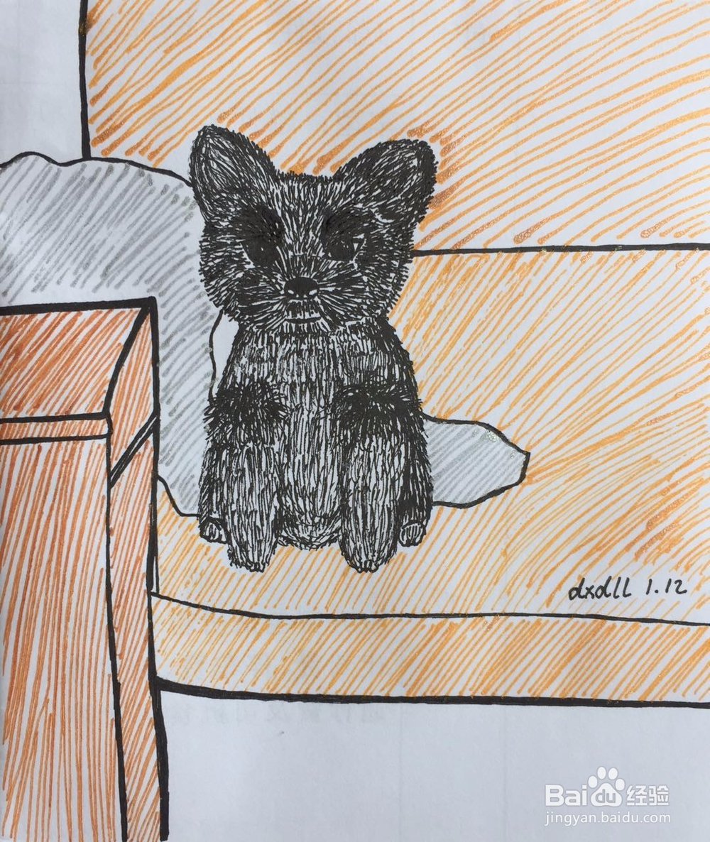 dxdll手绘之雪纳瑞犬