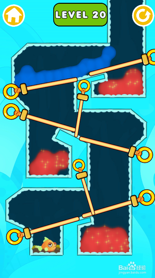Fish Rescue Pull The Pin的Level 20怎样过关