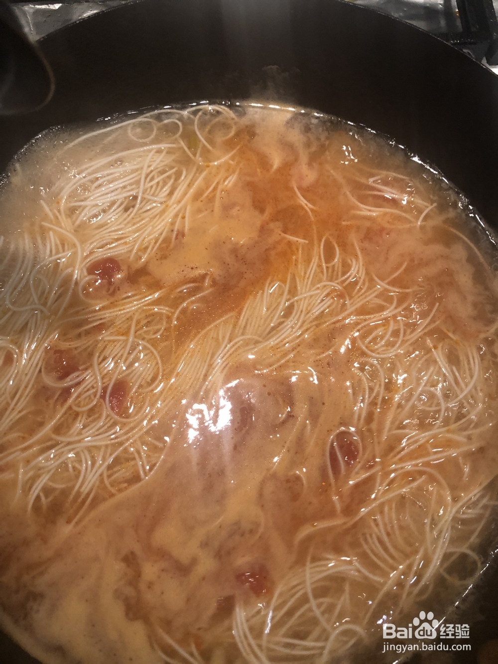 香气满满的番茄鸡蛋面汤