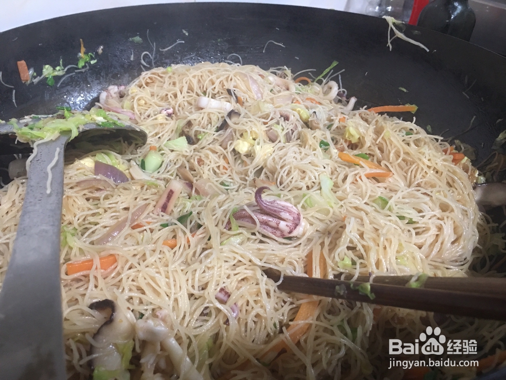 超级过瘾的家庭炒米粉美味