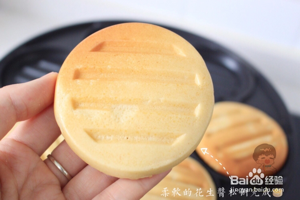 忍不住流口水的花生酱松饼