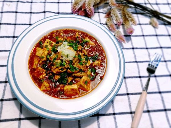 川味麻辣鸡柳烧豆腐
