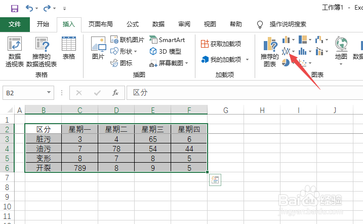 Excel怎么把数据变成图表