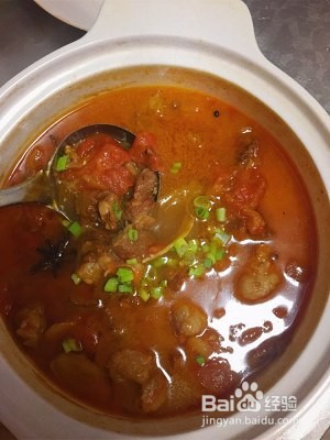 牛腩番茄汤的做法