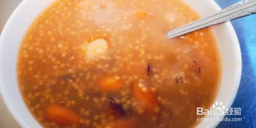 小米花生红豆粥的做法 百度经验 小米花生红豆粥的做法 百度经验