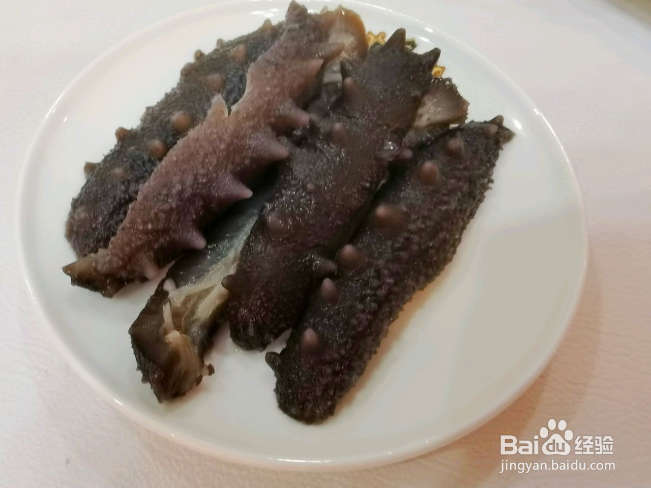 香菇菜心海参拼盘的做法