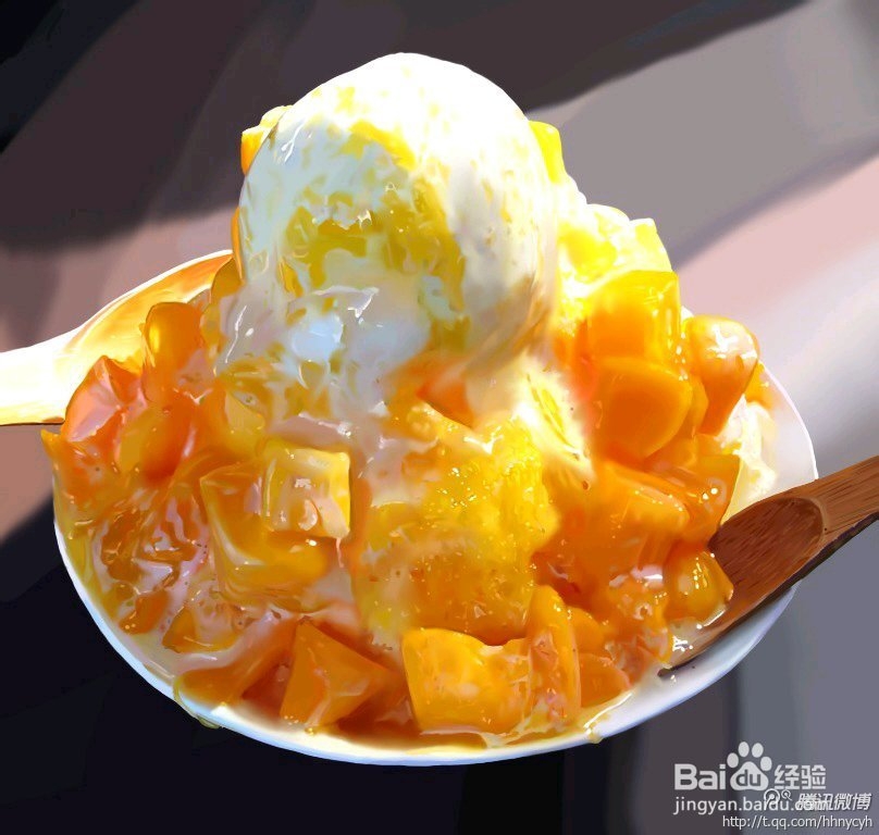 芒果甜品的做法