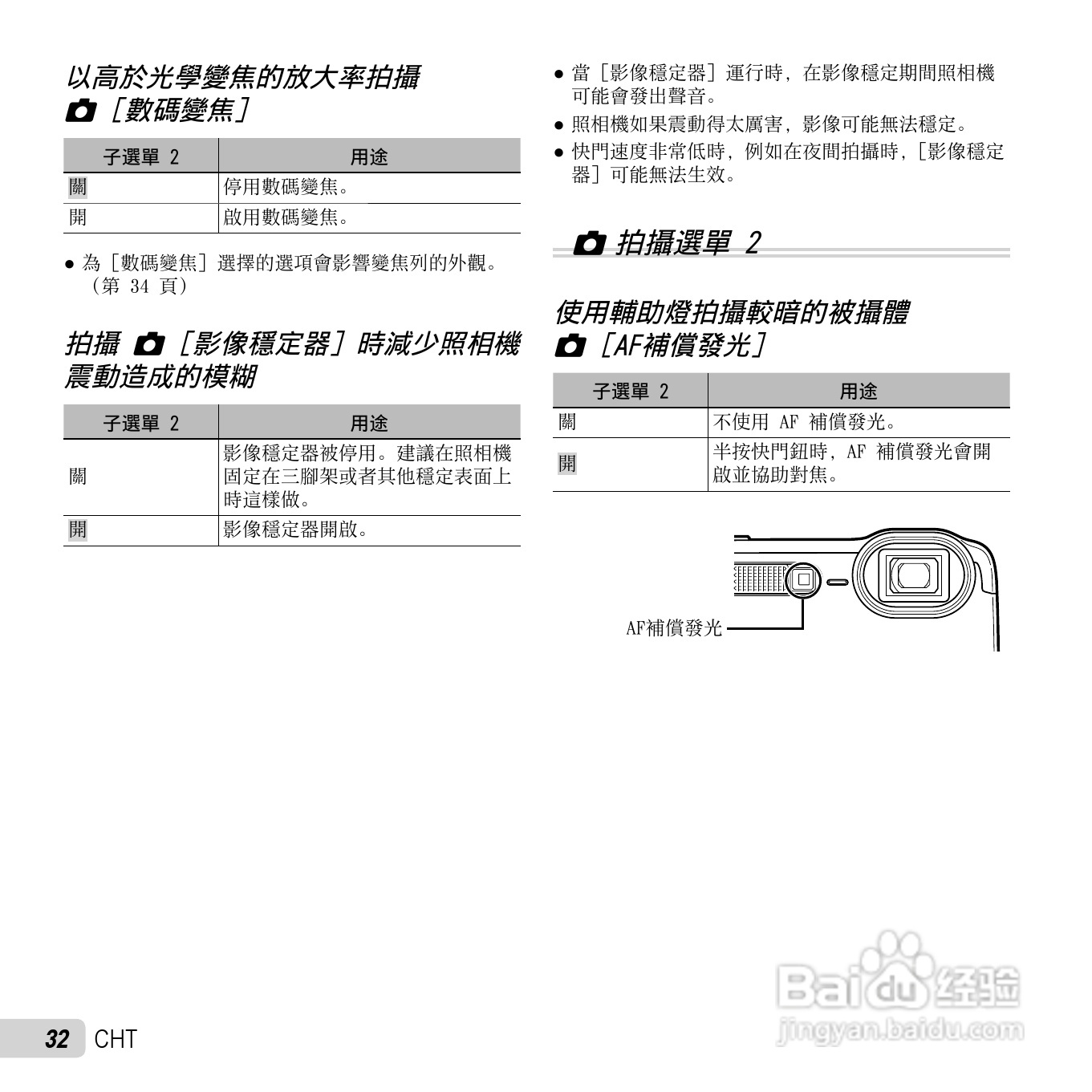 奥林巴斯TG-630数码相机说明书:[4]