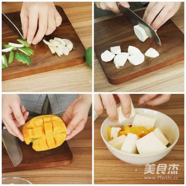 时蔬青咖喱的做法