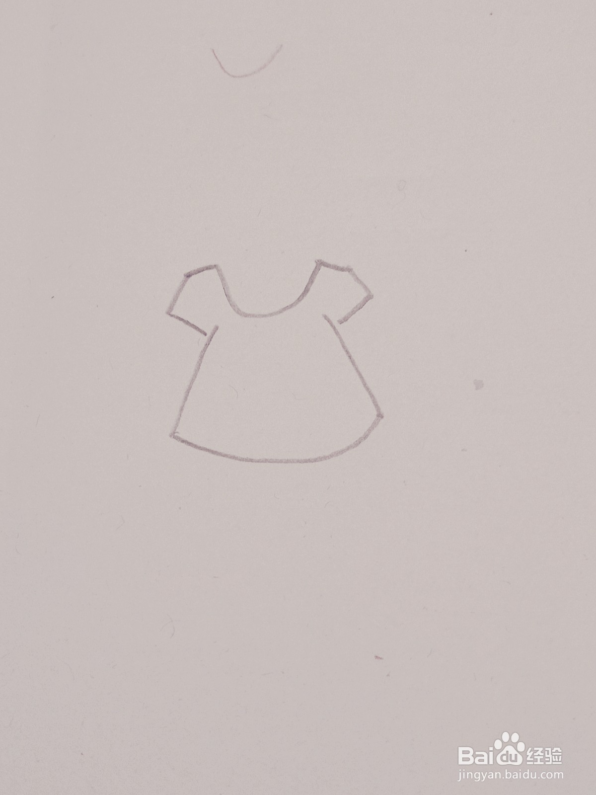 衣服的简笔画之四