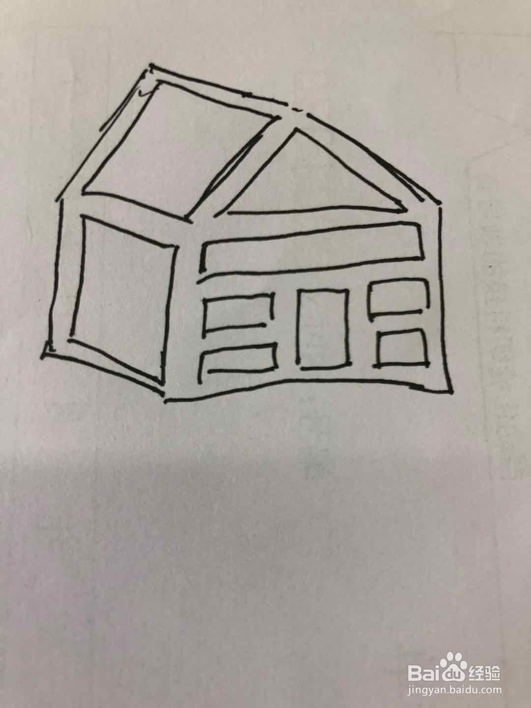 科学小温室简笔画