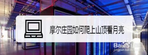 摩尔庄园如何爬上山顶看月亮