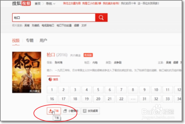 如何把搜狐视频下载到电脑里？
