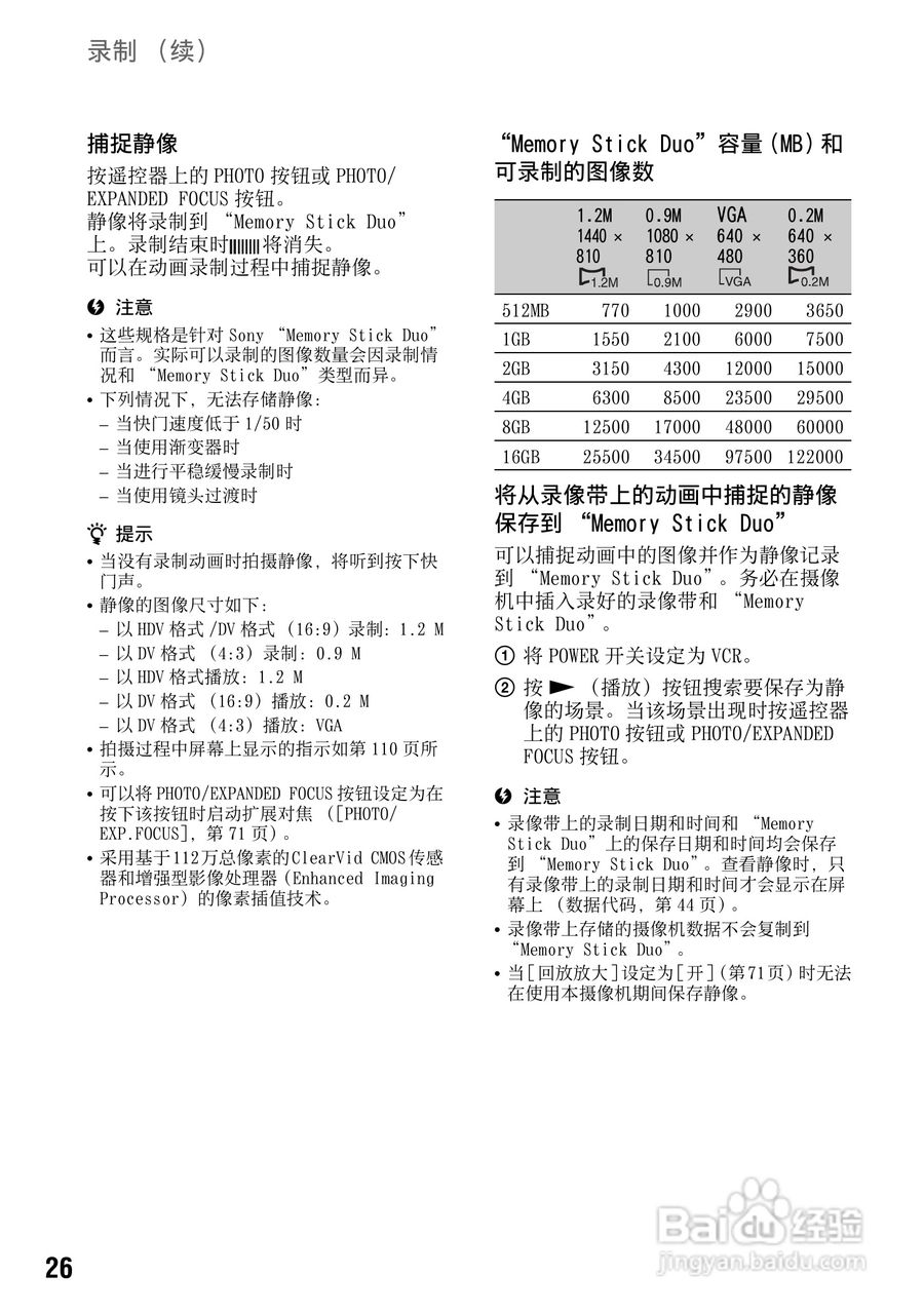SONY HDR-FXX1000E摄像机说明书:[3]