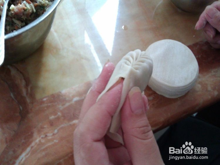 沙县蒸饺的包法