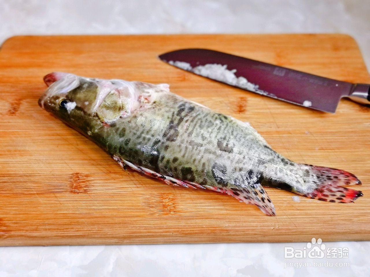 培根蒸桂鱼的做法