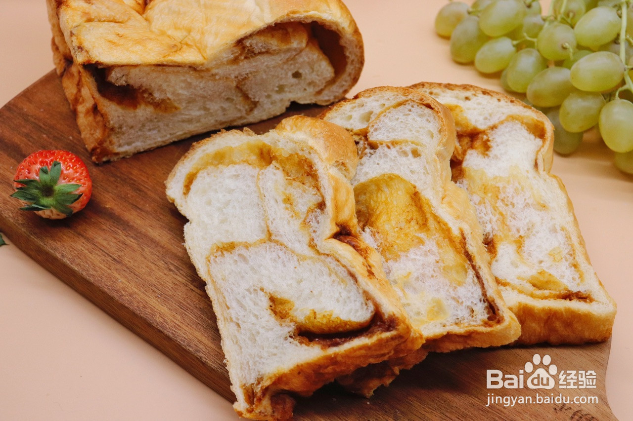 波兰种奶香焦糖吐司的做法