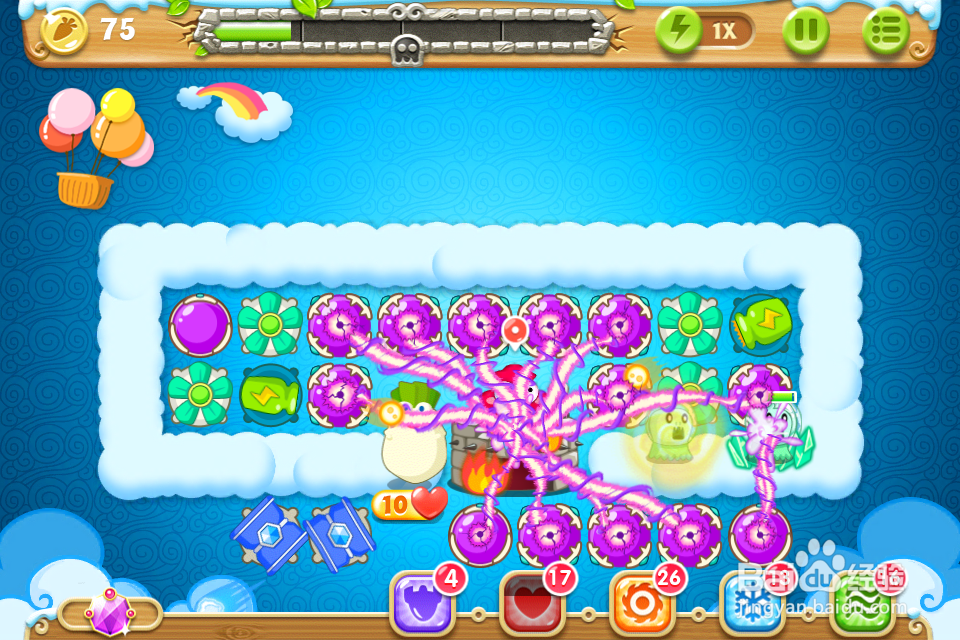 保卫萝卜2 极地55关攻略：[55]第五十五关