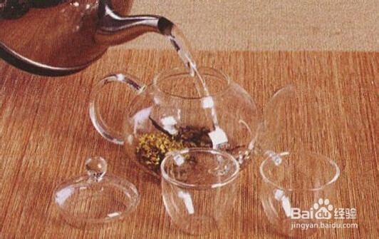 桂花润肤红茶减压安眠花草茶冲泡步骤