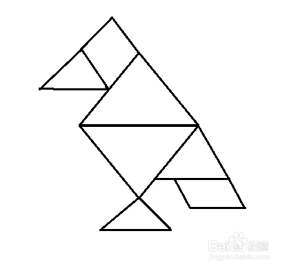 如何画七巧板的简笔画