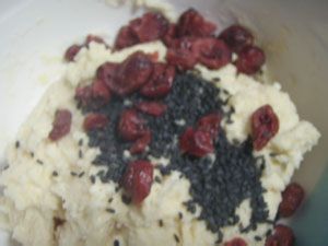 蔓越莓芝麻松饼