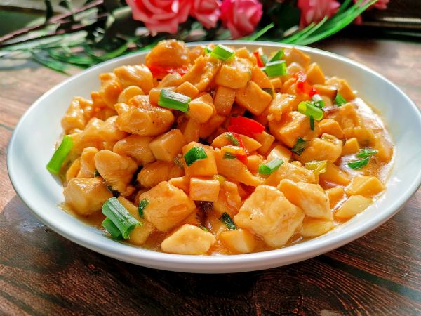 蚝油鸡胸肉杏鲍菇