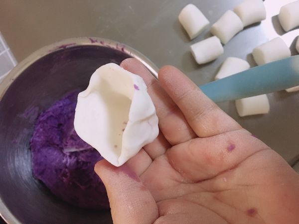 紫薯芋泥糯米饼