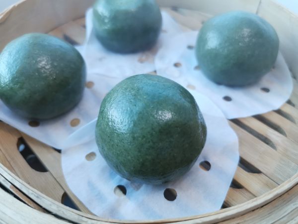 咸蛋黄肉松青团