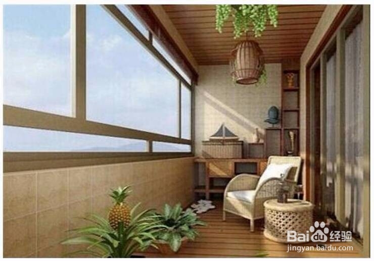 客厅与阳台打通的情况下，如何装饰客厅和阳台？