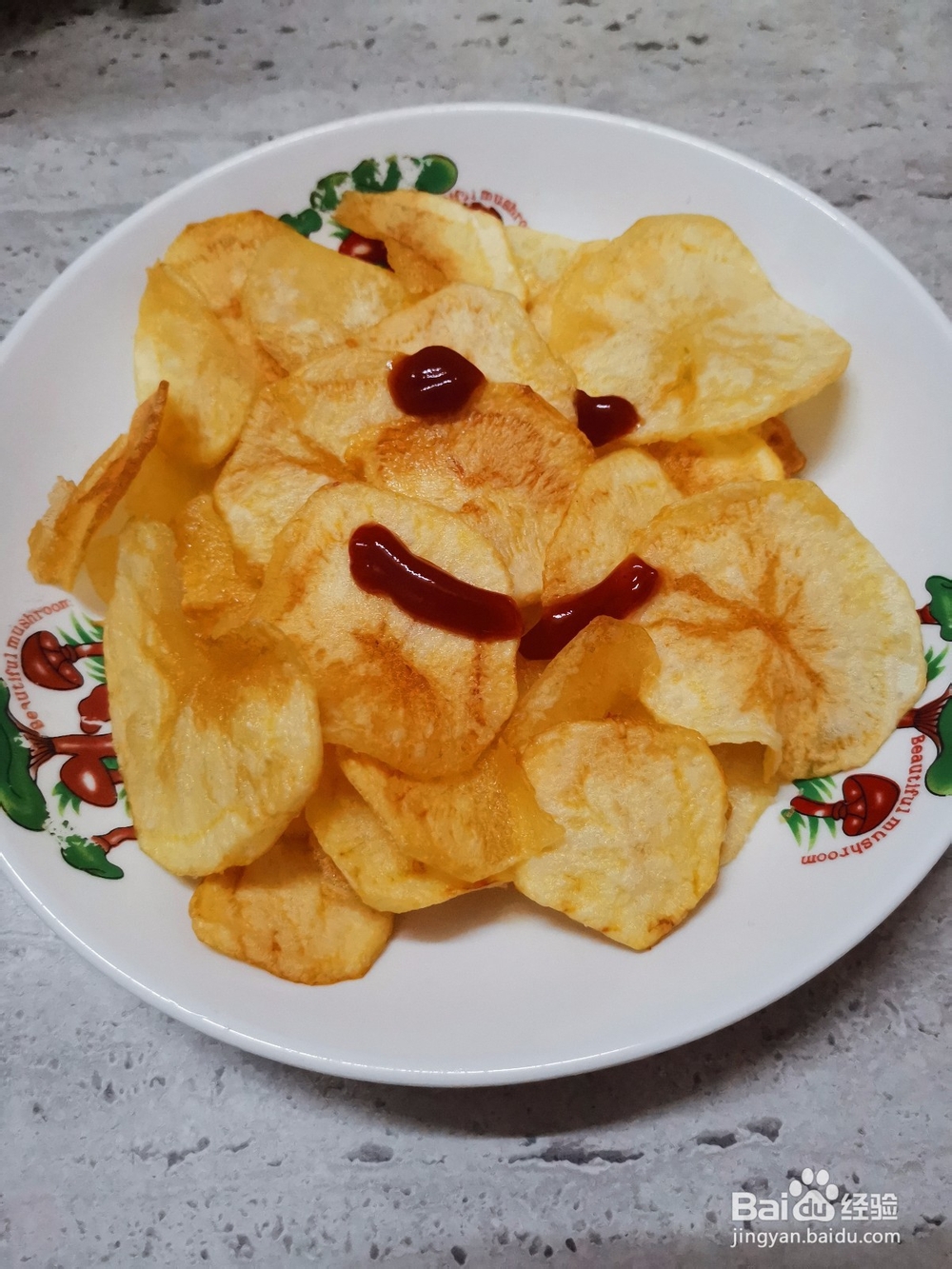 在家也可以自制薯片了