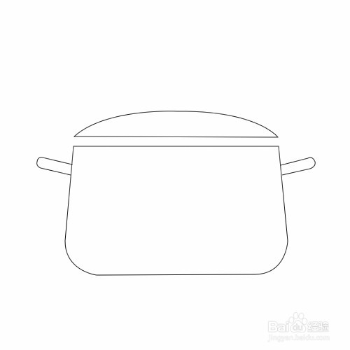 如何画锅简笔画