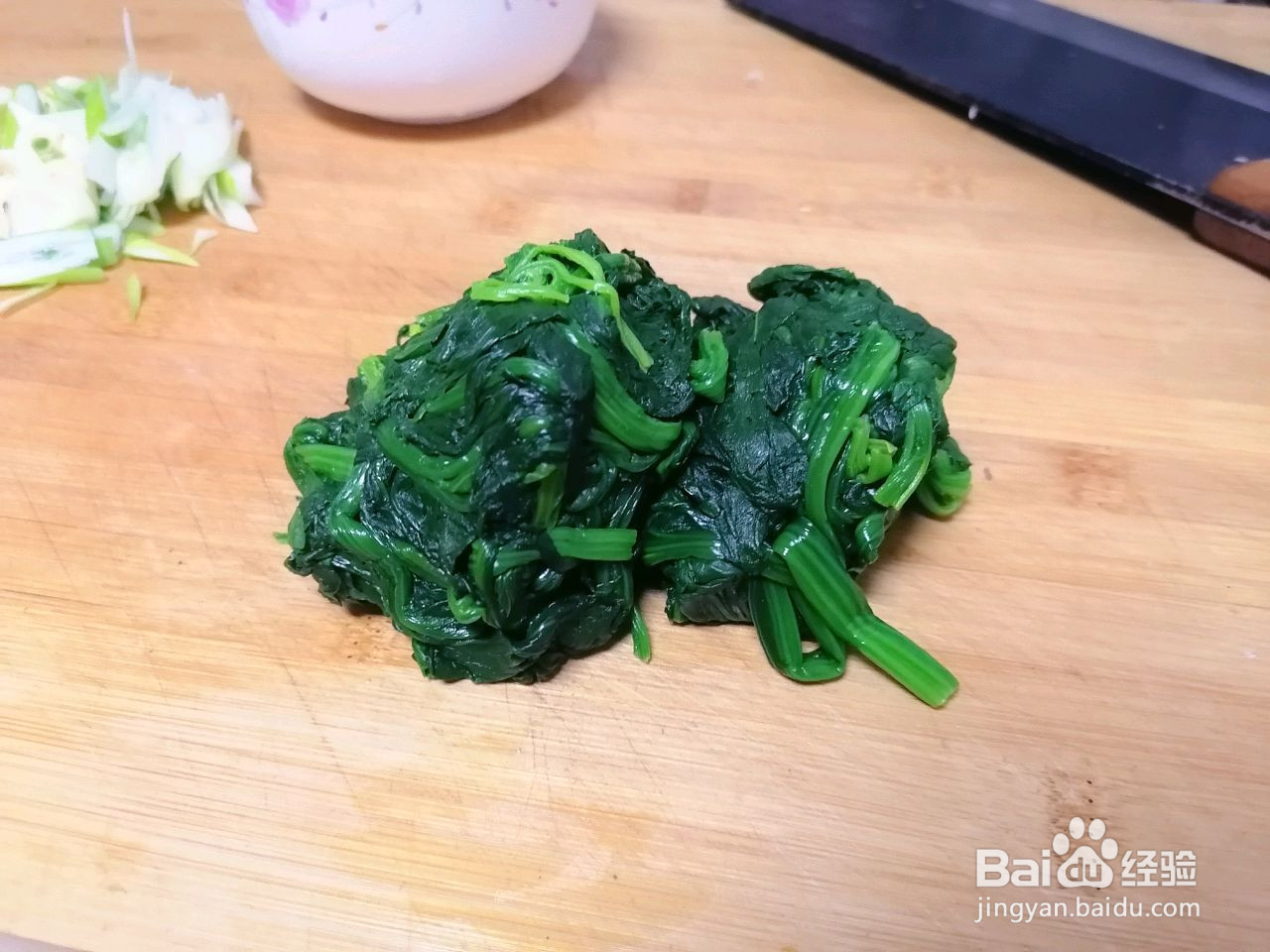 菠菜炒鸡蛋的做法