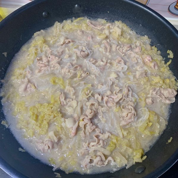 酸菜羊肉粉丝煲