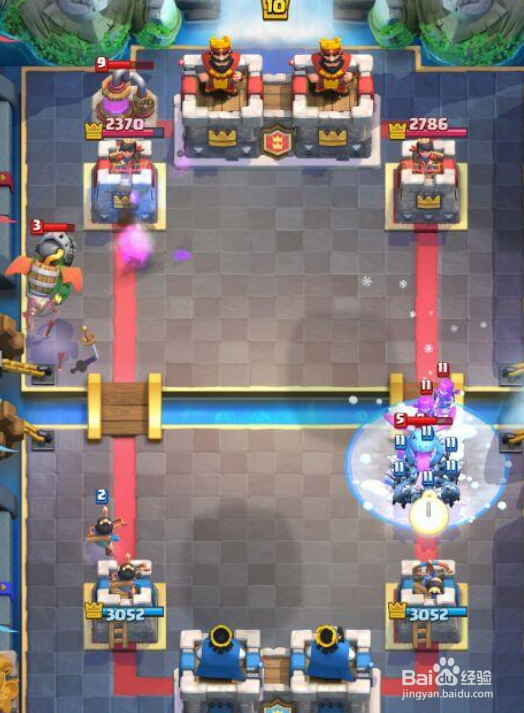 皇室战争爆发奇袭的冰冻胖墓流