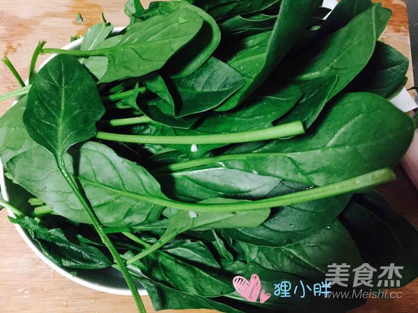 蒜蓉菠菜的做法