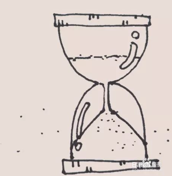 如何画一个沙漏