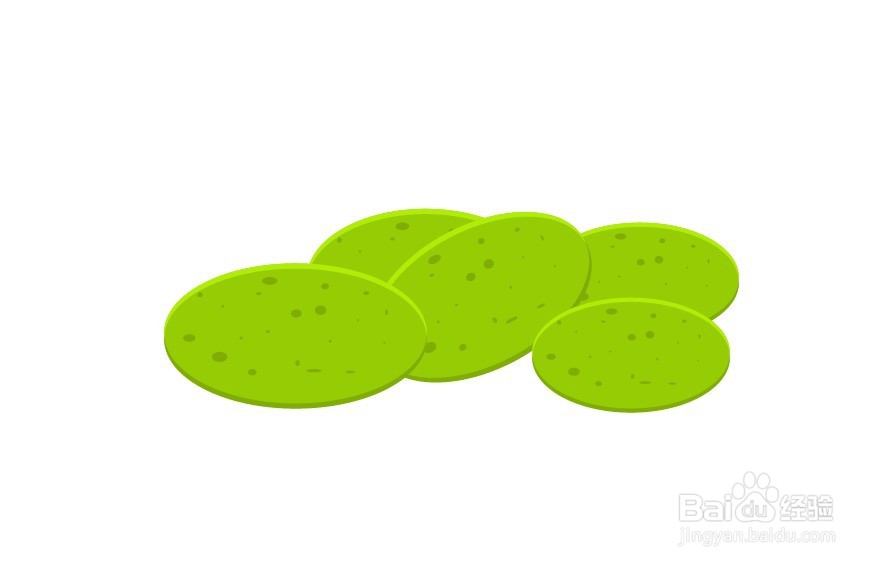 ai如何绘制卡通橄榄的方法