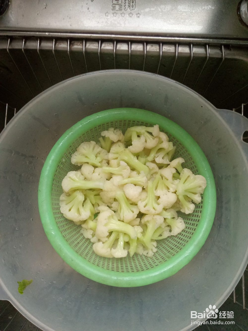 家常韭菜炒菜花